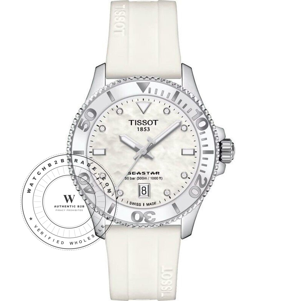 Tissot T1202101711600 Seastar Watch (T1202101711600) - Wholesale Luxury Timepiece