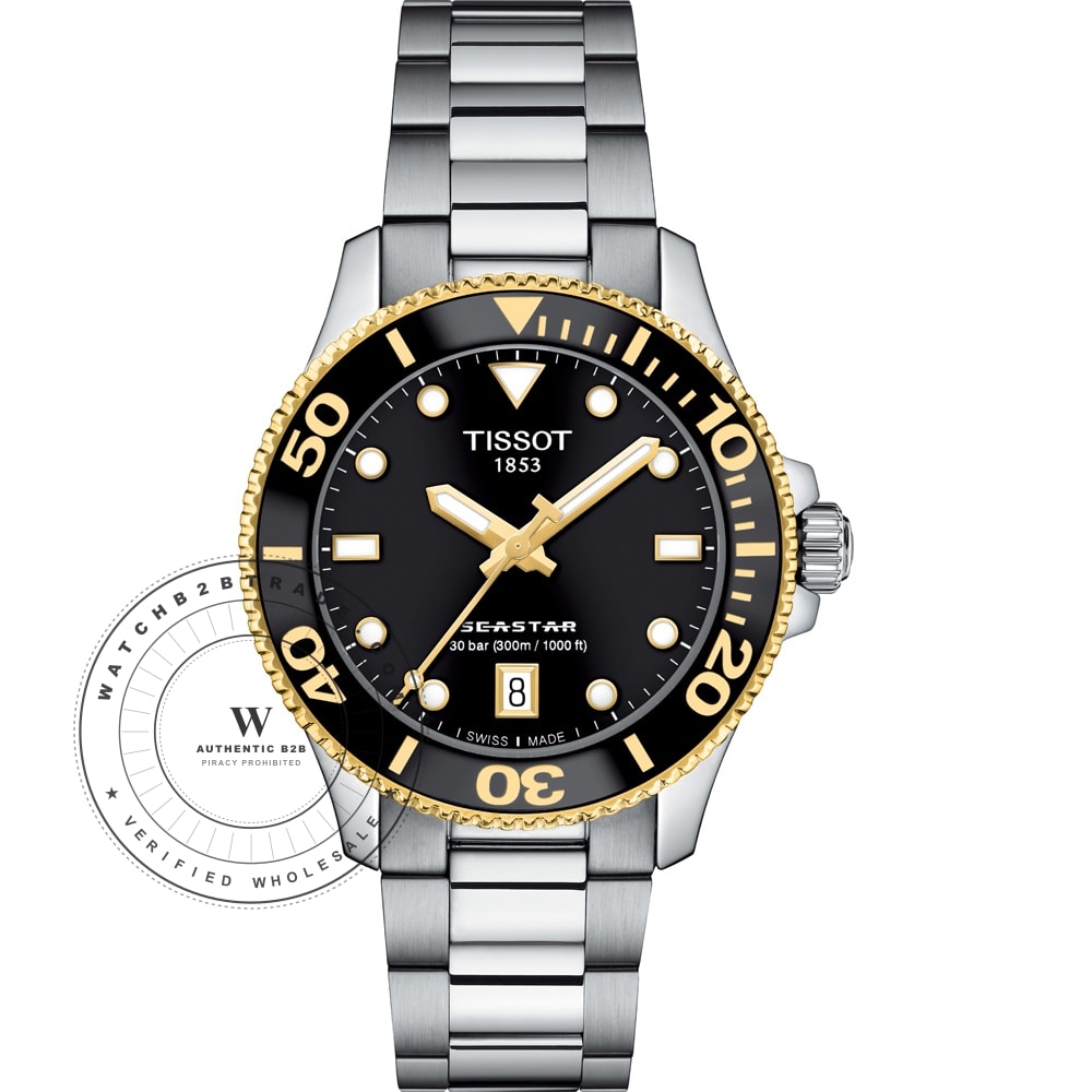 Tissot T-Sport T1202102105100 Seastar 1000 Lady Watch (T1202102105100) - Wholesale Luxury Timepiece