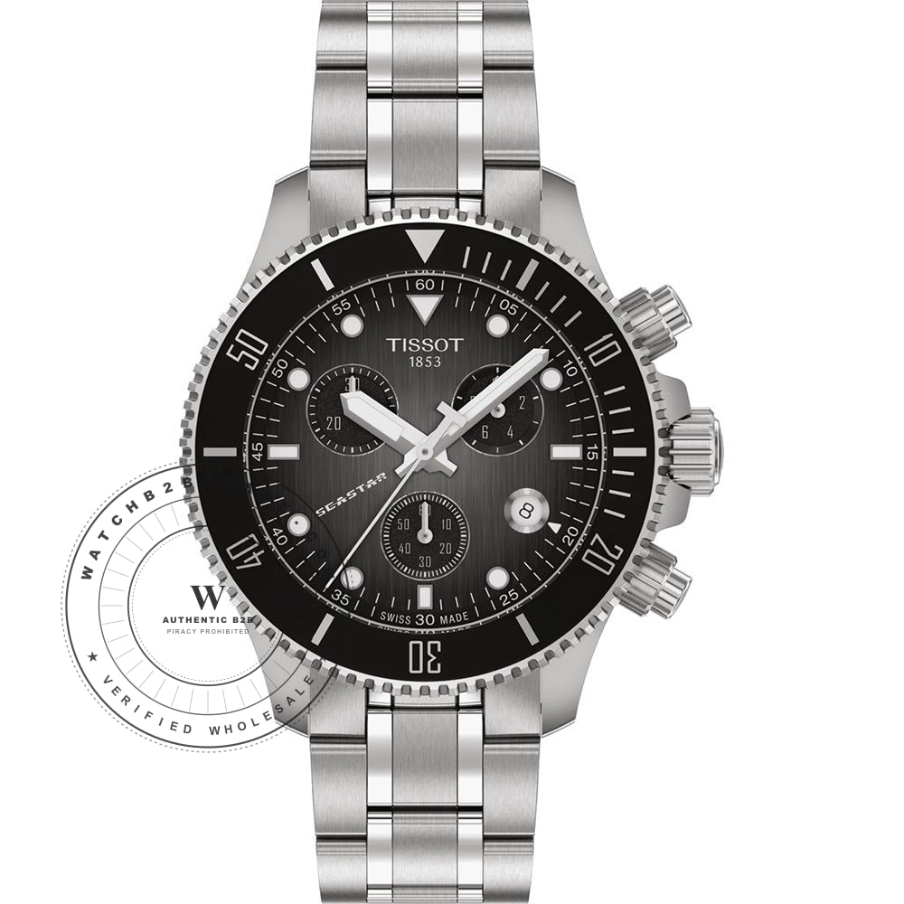 Tissot T-Sport T1202171106100 Seastar 1000 Chrono Watch (T1202171106100) - Wholesale Luxury Timepiece
