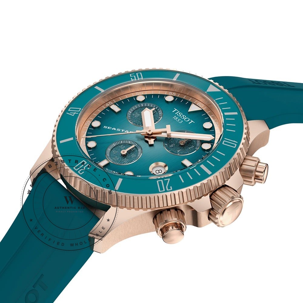 Tissot T-Sport T1202173704100 Seastar 1000 Chrono Watch T1202173704100 - Angle 2