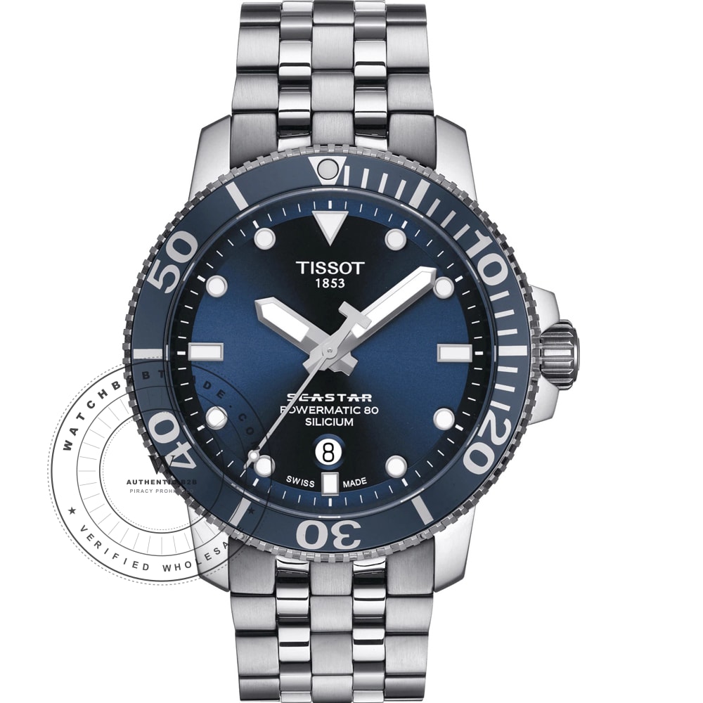 Tissot T-Sport T1204071104101 Seastar 1000 Watch (T1204071104101) - Wholesale Luxury Timepiece