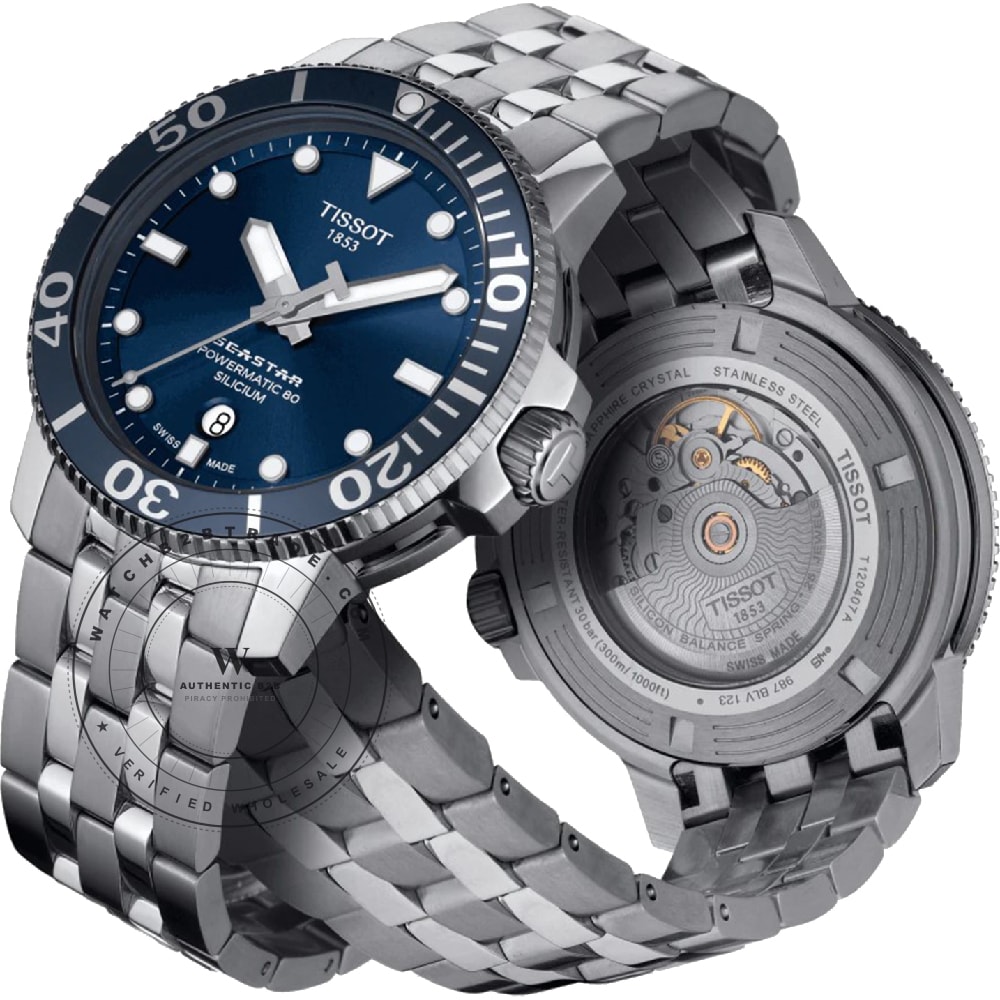 Tissot T-Sport T1204071104101 Seastar 1000 Watch T1204071104101 - Angle 3