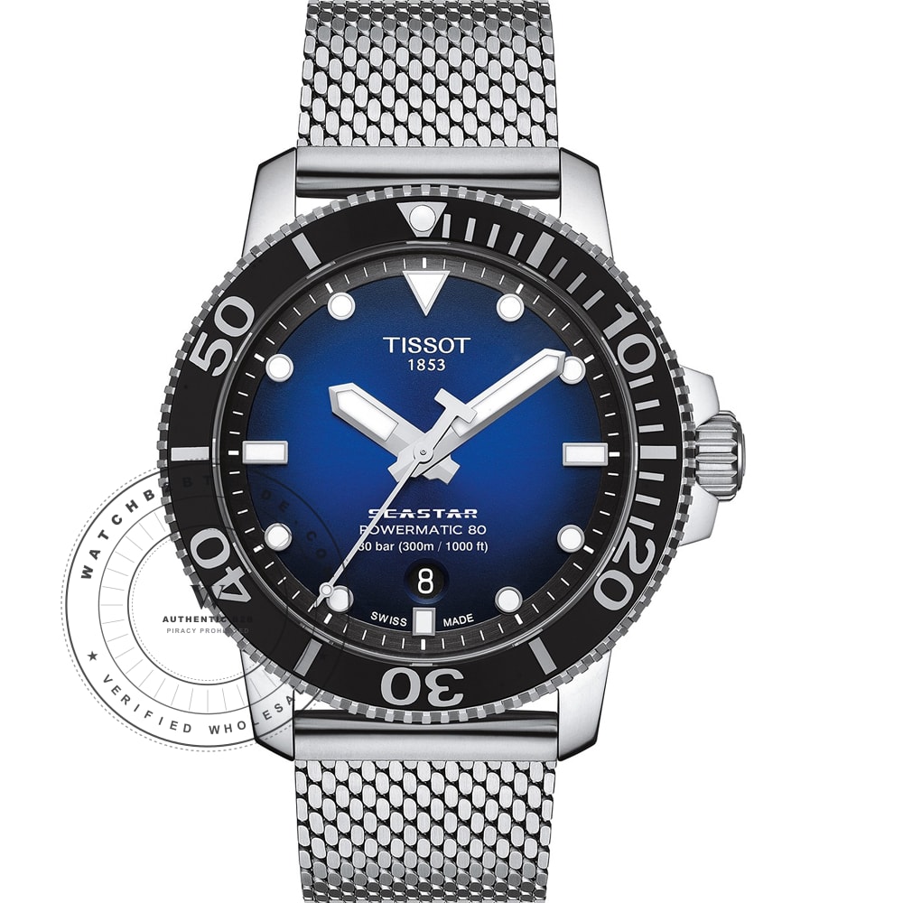 Tissot T-Sport T1204071104102 Seastar 1000 Watch (T1204071104102) - Wholesale Luxury Timepiece