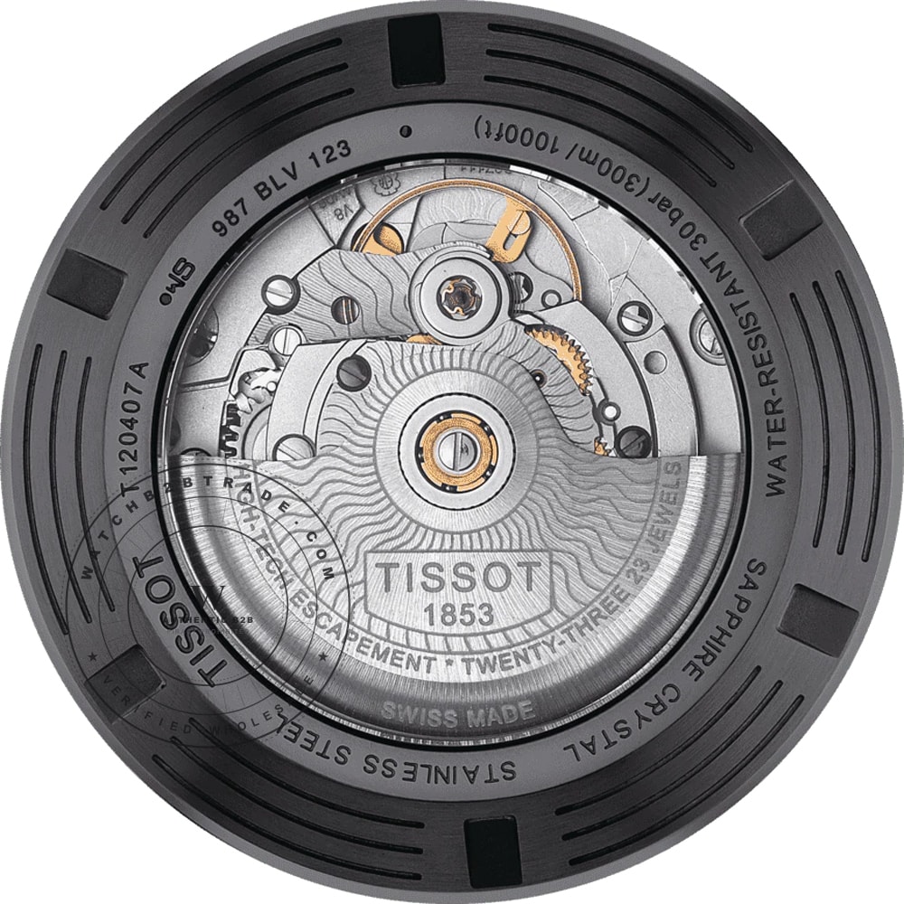 Tissot T-Sport T1204073705100 Seastar 1000 Watch T1204073705100 - Angle 2