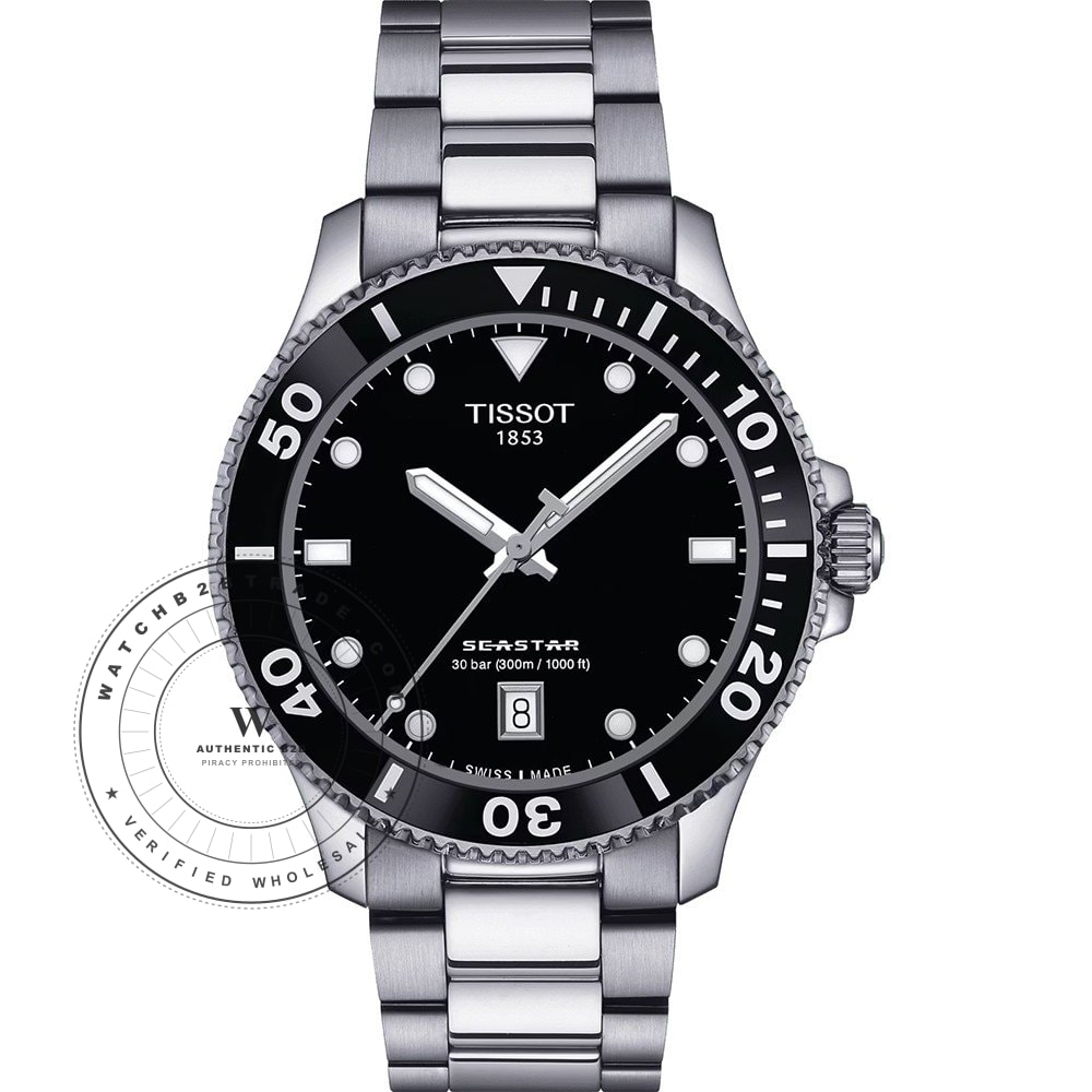 Tissot T-Sport T1204101105100 Seastar 1000 Watch (T1204101105100) - Wholesale Luxury Timepiece
