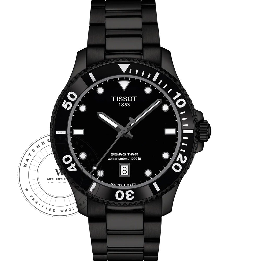 Tissot T-Sport T1204103305100 Seastar 1000 Watch (T1204103305100) - Wholesale Luxury Timepiece