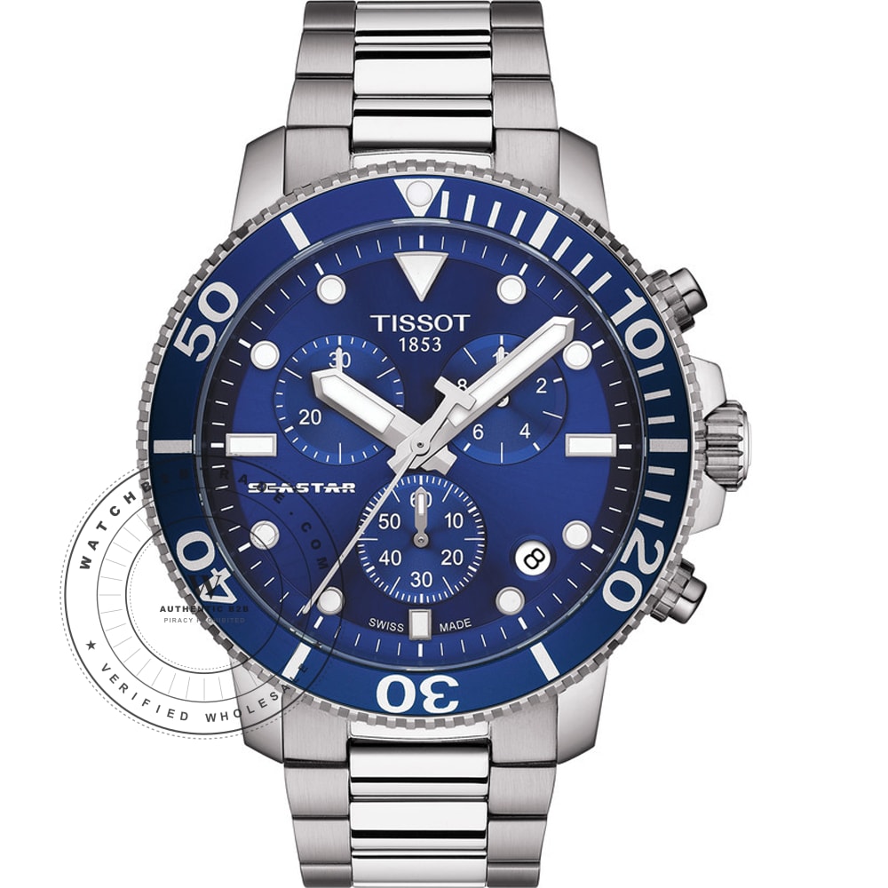 Tissot T-Sport T1204171104100 Seastar 1000 Watch (T1204171104100) - Wholesale Luxury Timepiece