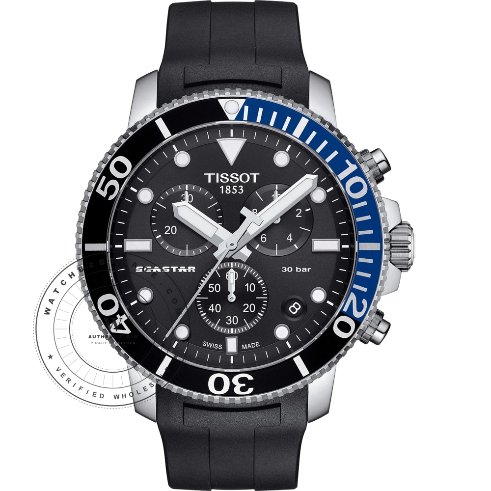 Tissot T-Sport T1204171705102 Seastar 1000 Watch (T1204171705102) - Wholesale Luxury Timepiece