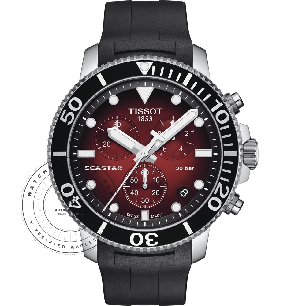 Tissot T-Sport T1204171742100 Seastar 1000 Watch (T1204171742100) - Wholesale Luxury Timepiece
