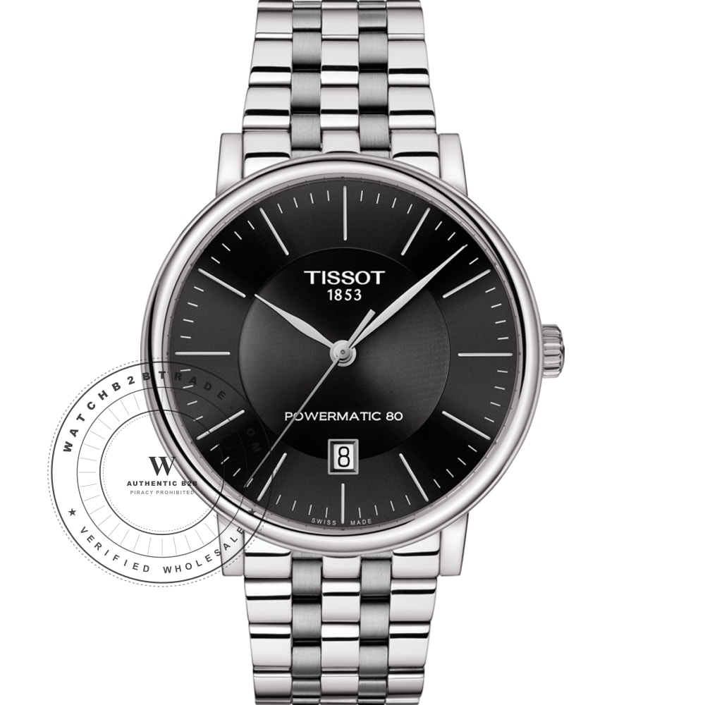 Tissot T-Classic T1224071105100 Carson Premium Watch (T1224071105100) - Wholesale Luxury Timepiece
