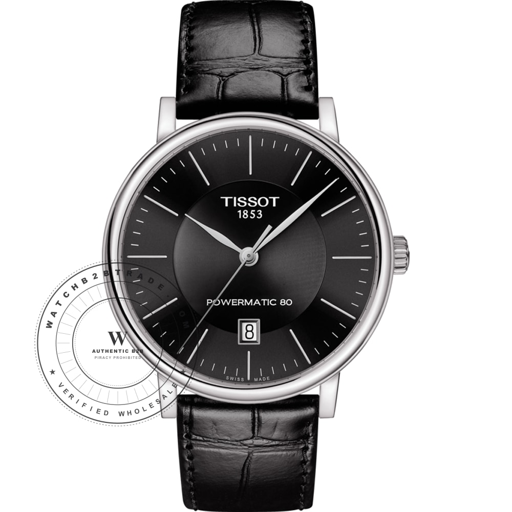 Tissot T-Classic T1224071605100 Carson Premium Watch (T1224071605100) - Wholesale Luxury Timepiece