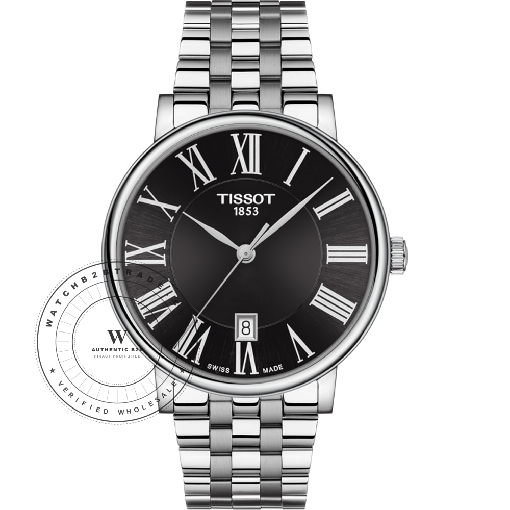 Tissot T-Classic T1224101105300 Carson Premium Watch (T1224101105300) - Wholesale Luxury Timepiece