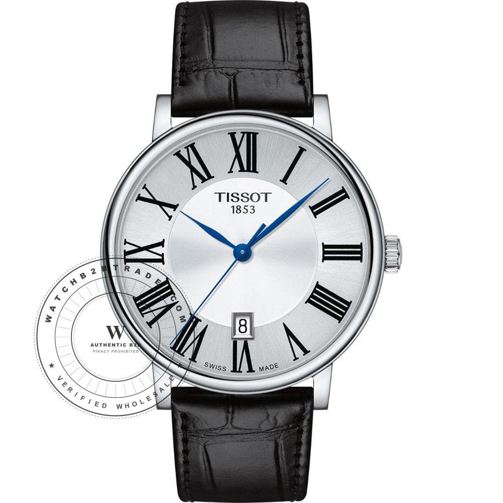 Tissot T-Classic T1224101603300 Carson Premium Watch (T1224101603300) - Wholesale Luxury Timepiece