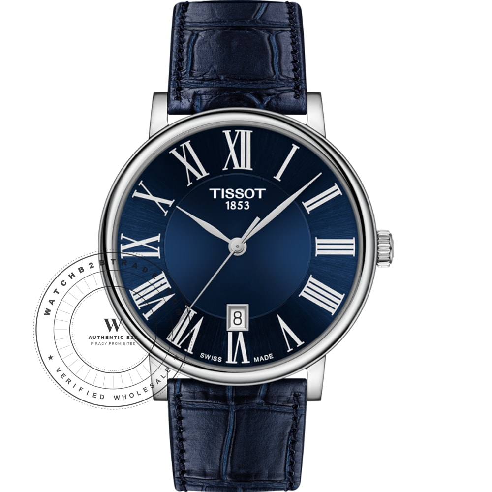 Tissot T-Classic T1224101604300 Carson Premium Watch (T1224101604300) - Wholesale Luxury Timepiece
