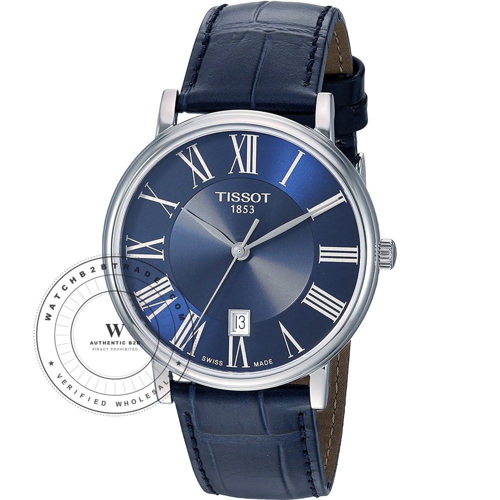 Tissot T-Classic T1224101604300 Carson Premium Watch T1224101604300 - Angle 2