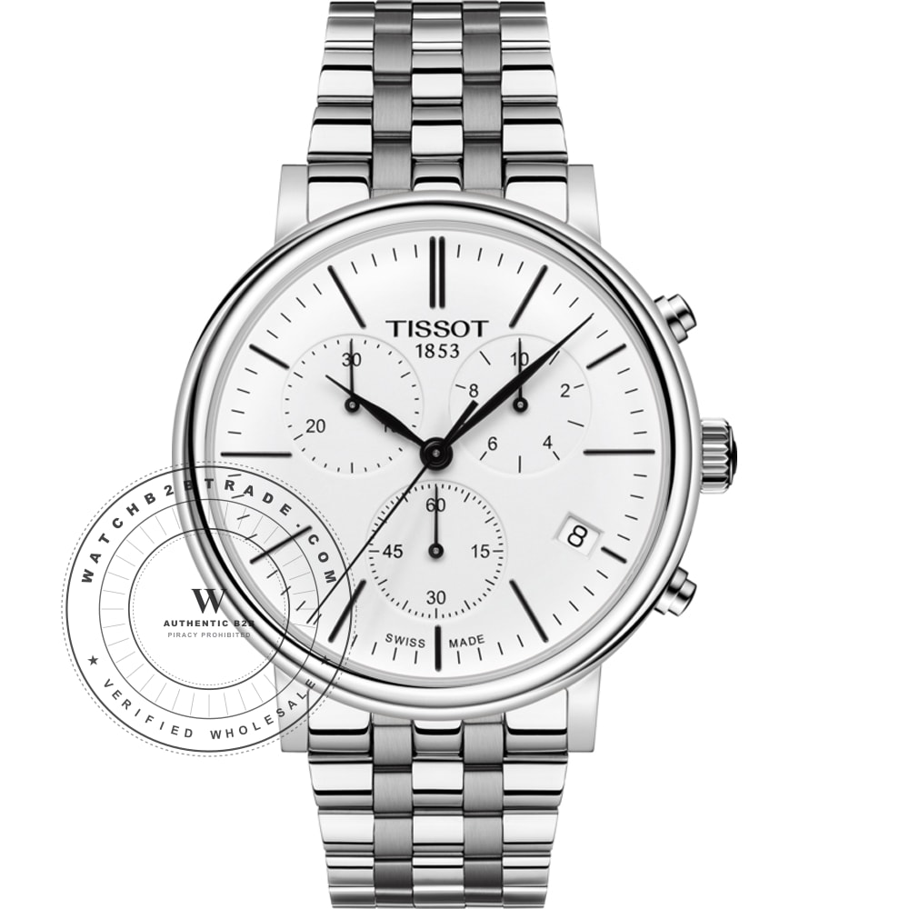 Tissot T-Classic T1224171101100 Carson Premium Watch (T1224171101100) - Wholesale Luxury Timepiece