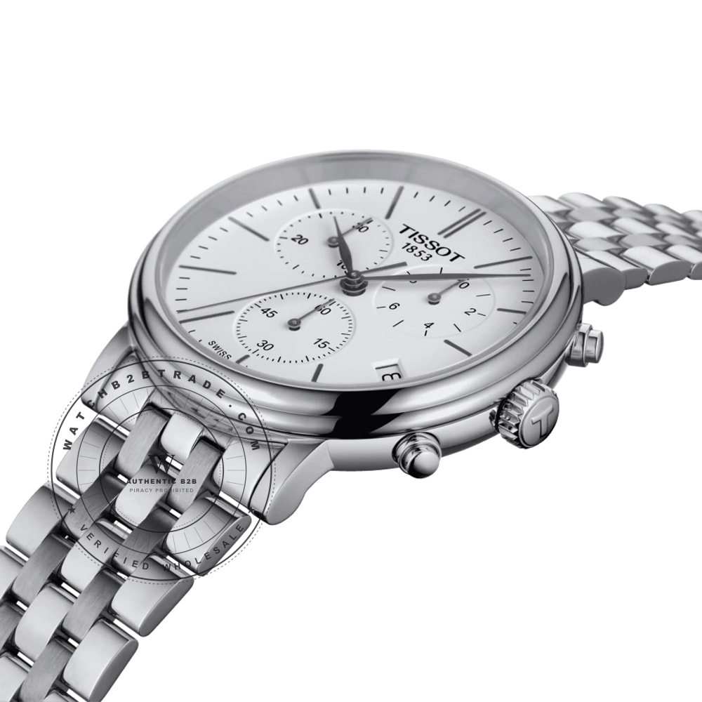 Tissot T-Classic T1224171101100 Carson Premium Watch T1224171101100 - Angle 3