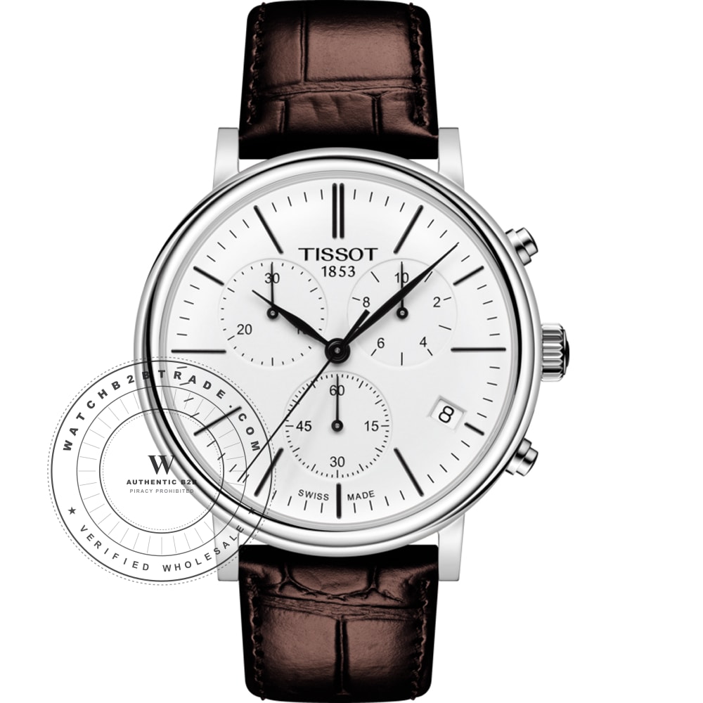 Tissot T-Classic T1224171601100 Carson Premium Watch (T1224171601100) - Wholesale Luxury Timepiece