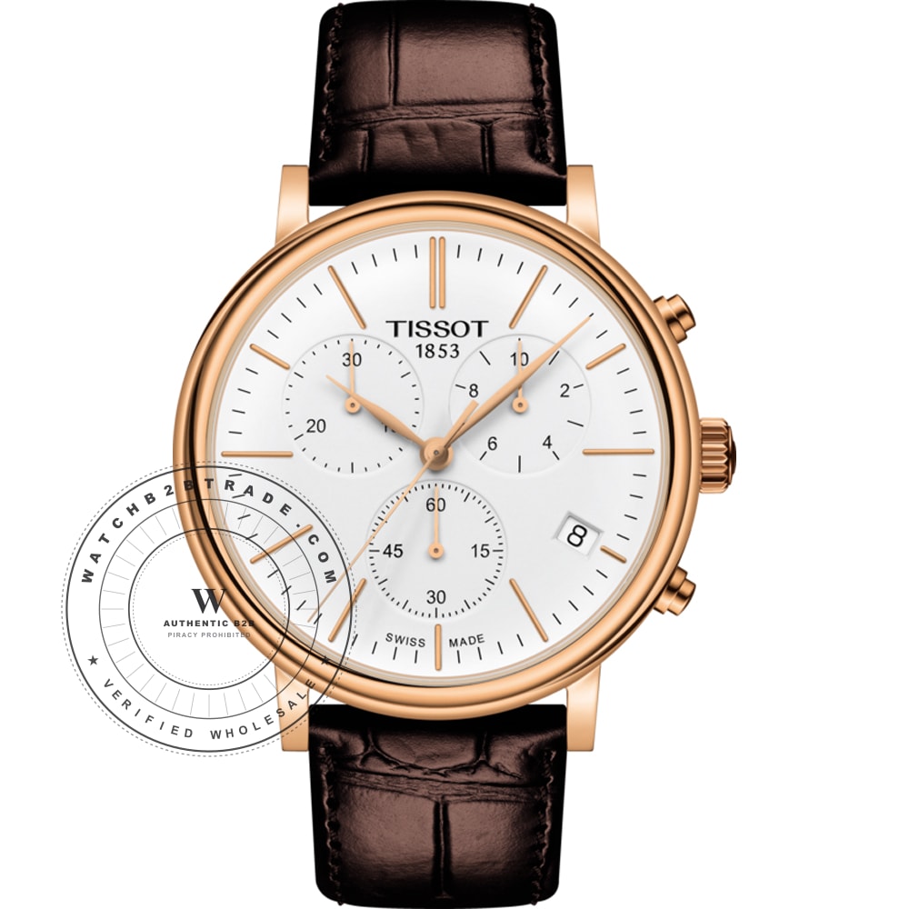 Tissot T-Classic T1224173601100 Carson Premium Watch (T1224173601100) - Wholesale Luxury Timepiece