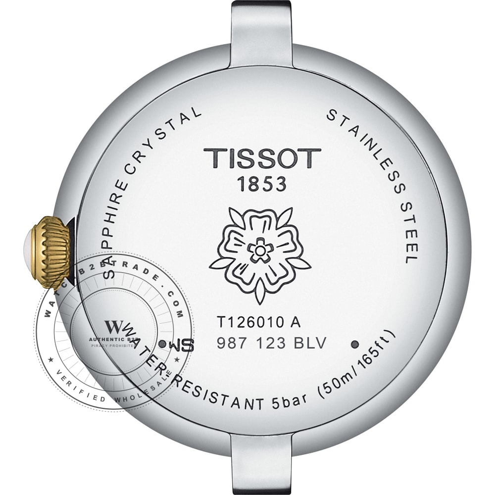 Tissot T-Lady T1260102201300 Bellissima Watch T1260102201300 - Angle 6