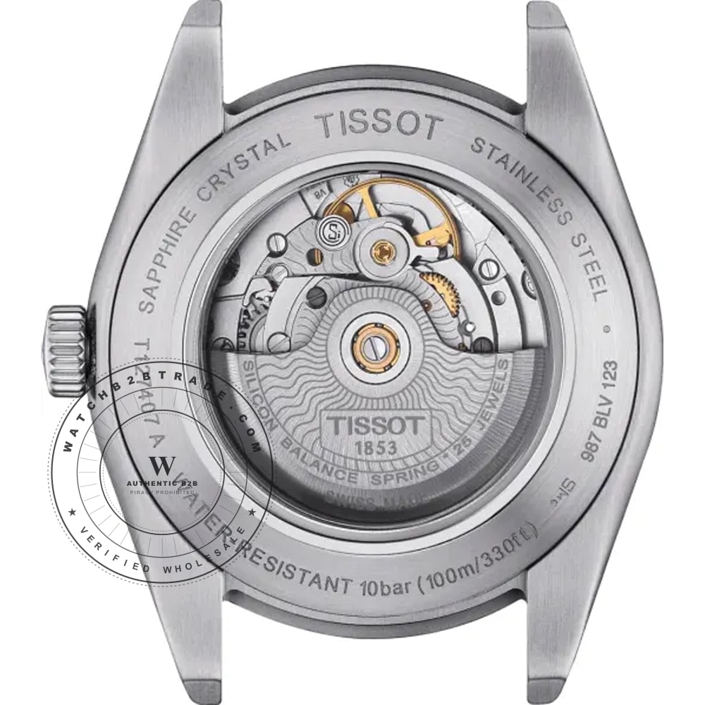 Tissot T-Classic T1274071103100 Gentleman Watch T1274071103100 - Angle 3