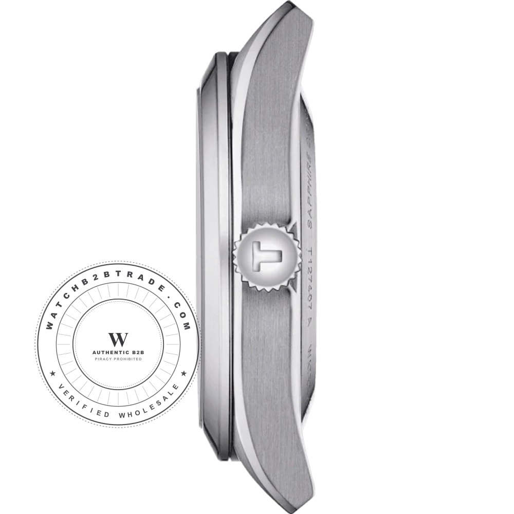 Tissot T-Classic T1274071603100 Gentleman Watch T1274071603100 - Angle 3