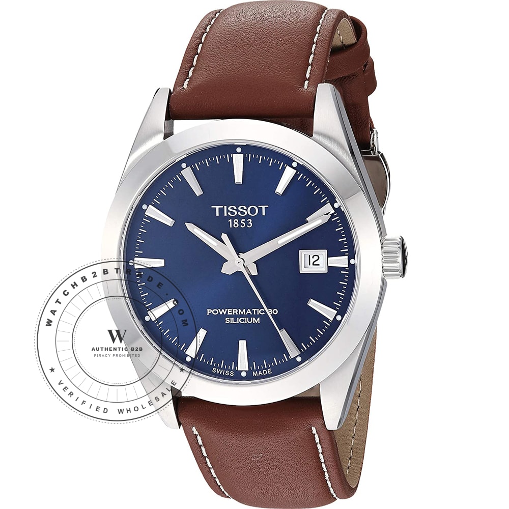 Tissot T-Classic T1274071604100 Gentleman Watch T1274071604100 - Angle 2