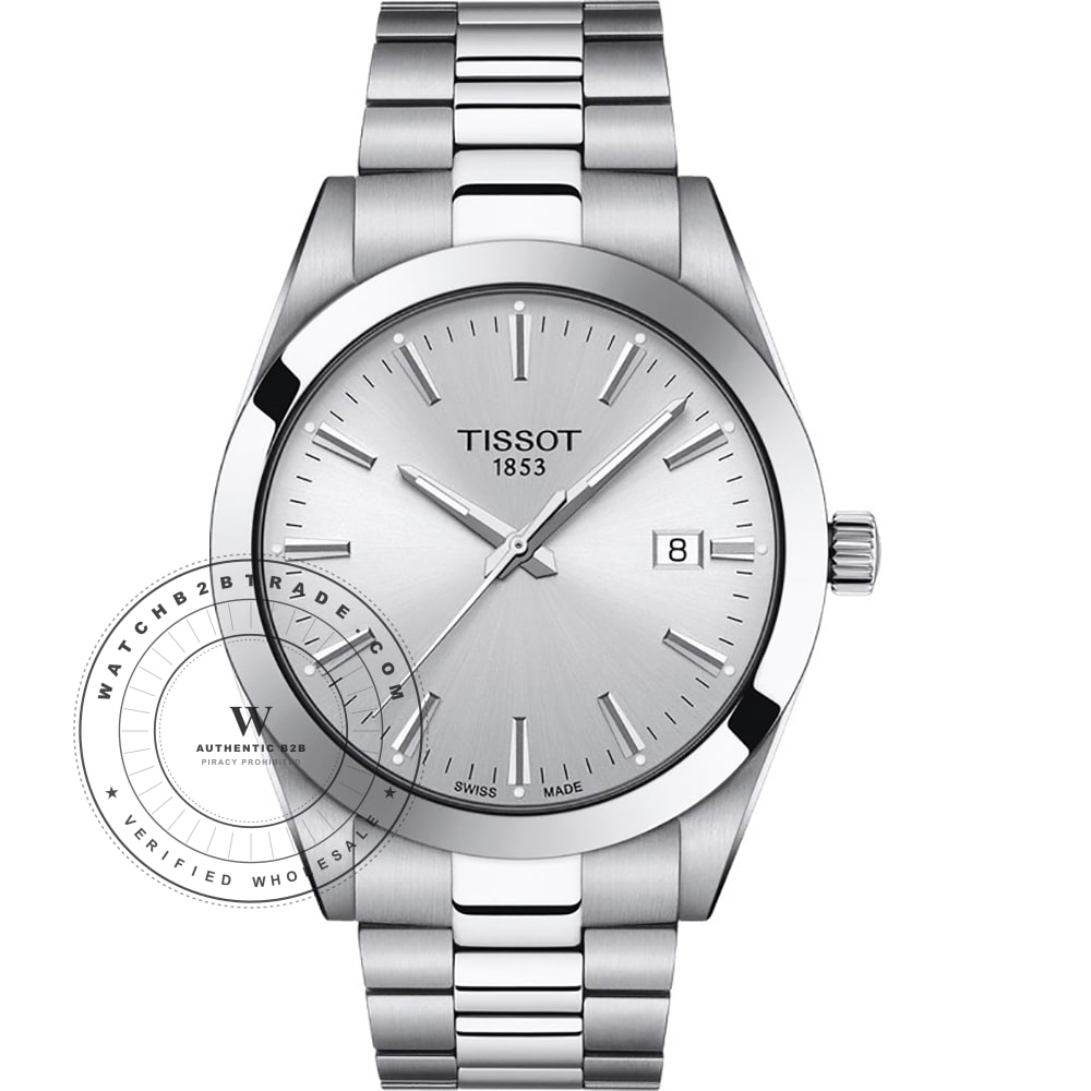 Tissot T-Classic T1274101103100 Gentleman Watch (T1274101103100) - Wholesale Luxury Timepiece