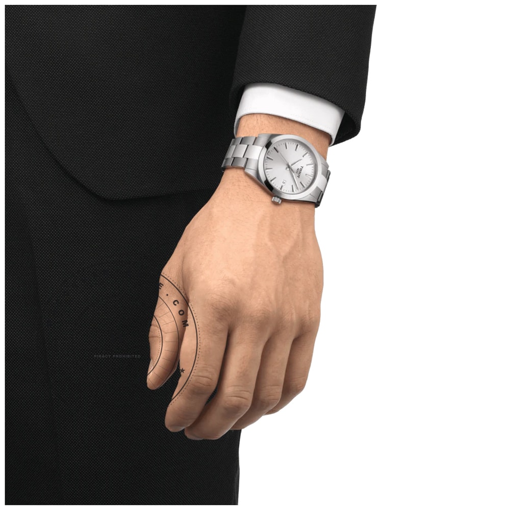 Tissot T-Classic T1274101103100 Gentleman Watch T1274101103100 - Angle 4
