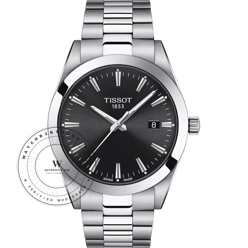 Tissot T-Classic T1274101105100 Gentleman Watch (T1274101105100) - Wholesale Luxury Timepiece