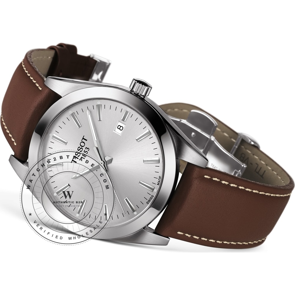 Tissot T-Classic T1274101603100 Gentleman Watch T1274101603100 - Angle 4