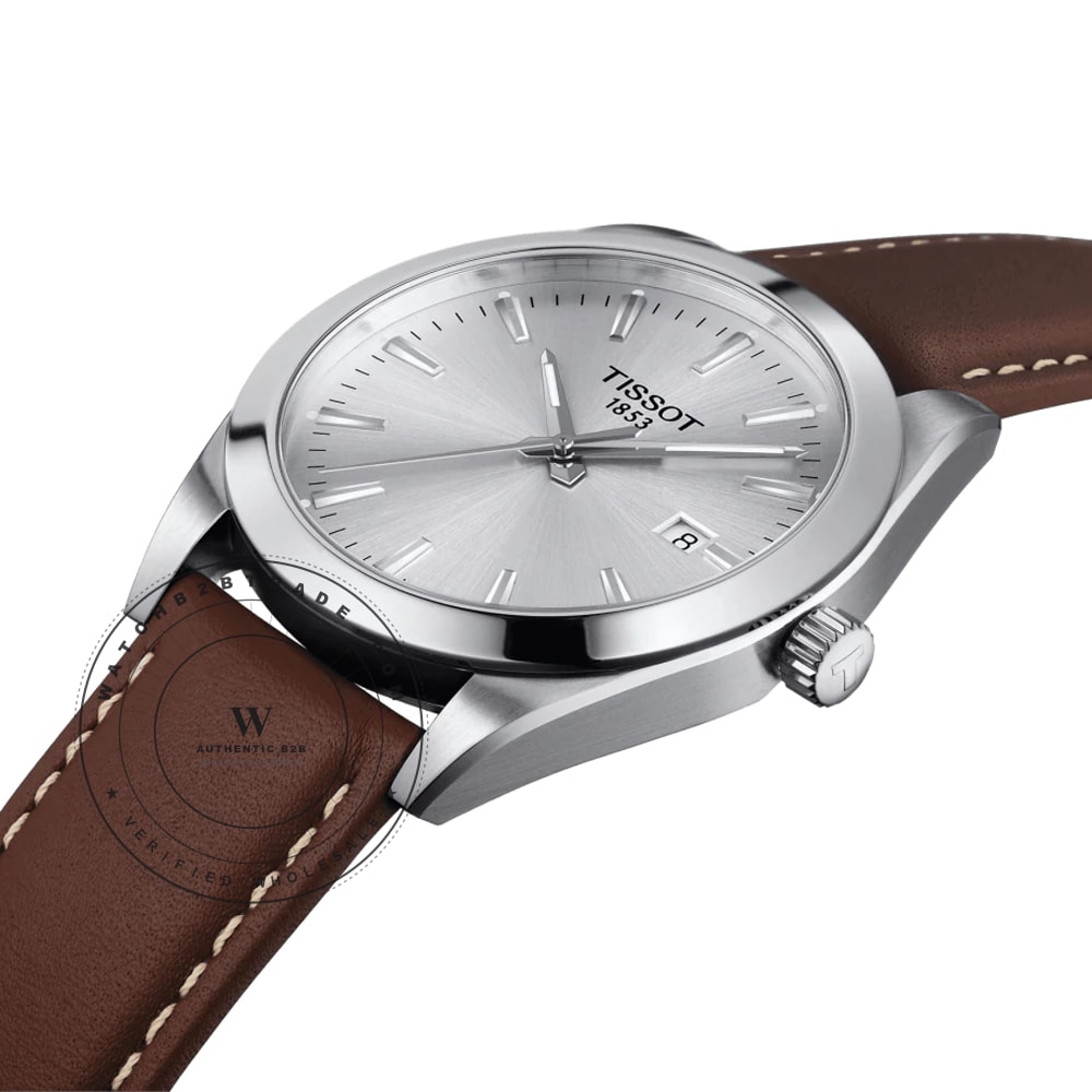 Tissot T-Classic T1274101603100 Gentleman Watch T1274101603100 - Angle 5