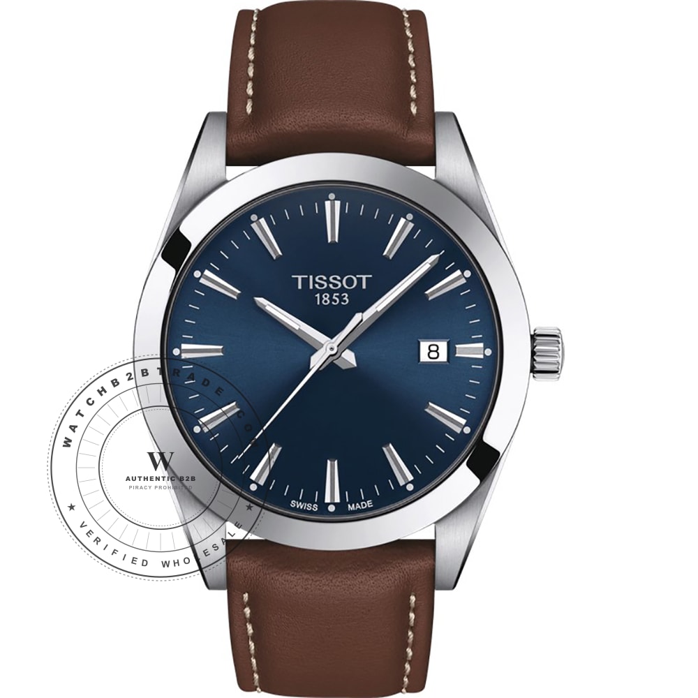 Tissot T-Classic T1274101604100 Gentleman Watch (T1274101604100) - Wholesale Luxury Timepiece