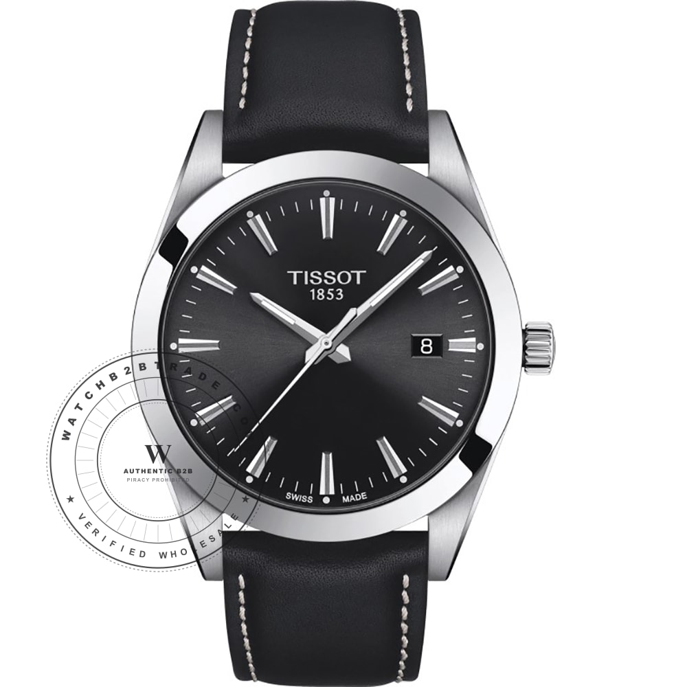 Tissot T-Classic T1274101605100 Gentleman Watch (T1274101605100) - Wholesale Luxury Timepiece