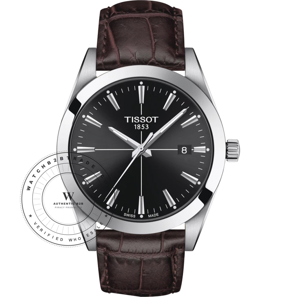 Tissot T-Classic T1274101605101 Gentleman Watch (T1274101605101) - Wholesale Luxury Timepiece