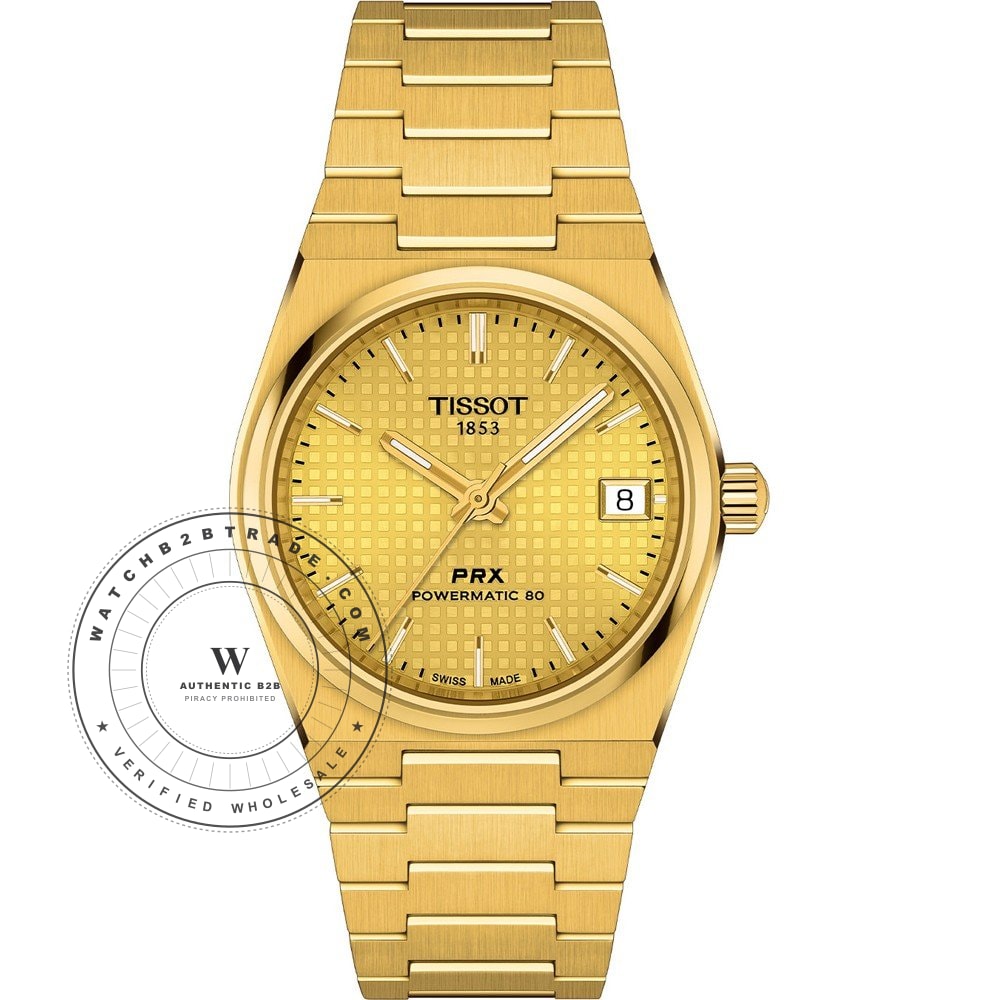 Tissot PRX T1372073302100 PRX Powermatic 80 Watch (T1372073302100) - Wholesale Luxury Timepiece