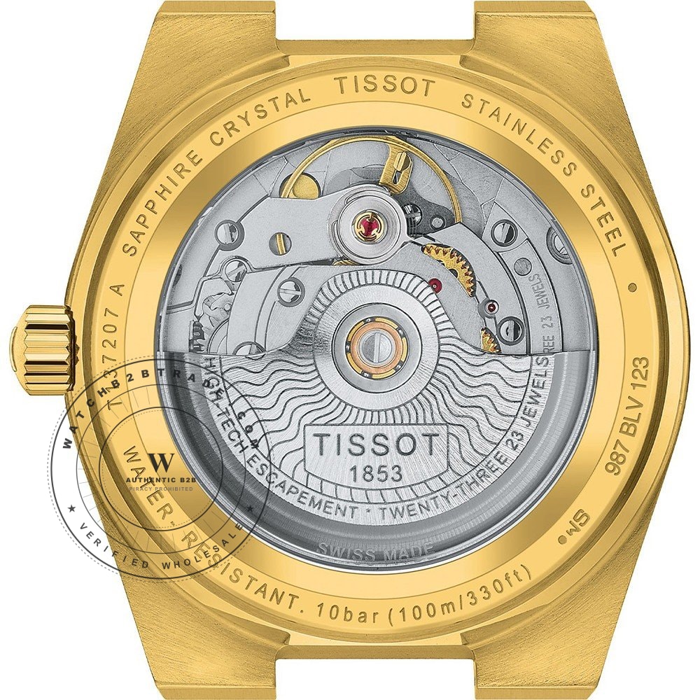 Tissot PRX T1372073302100 PRX Powermatic 80 Watch T1372073302100 - Angle 3