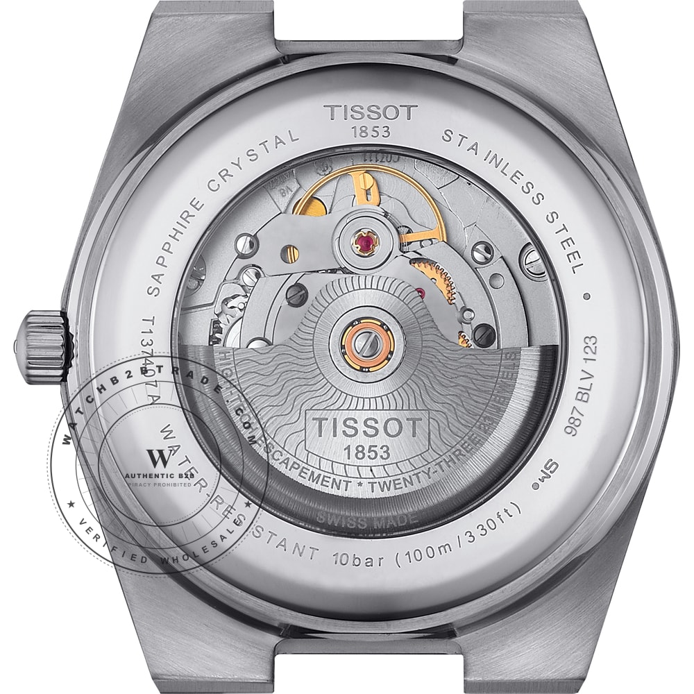 Tissot PRX T1374071605100 PRX Powermatic 80 Watch T1374071605100 - Angle 3