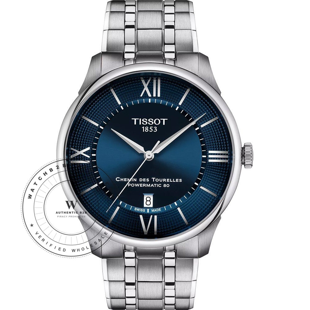 Tissot T-Classic T1394071104800 Chemin Des Tourelles Watch (T1394071104800) - Wholesale Luxury Timepiece