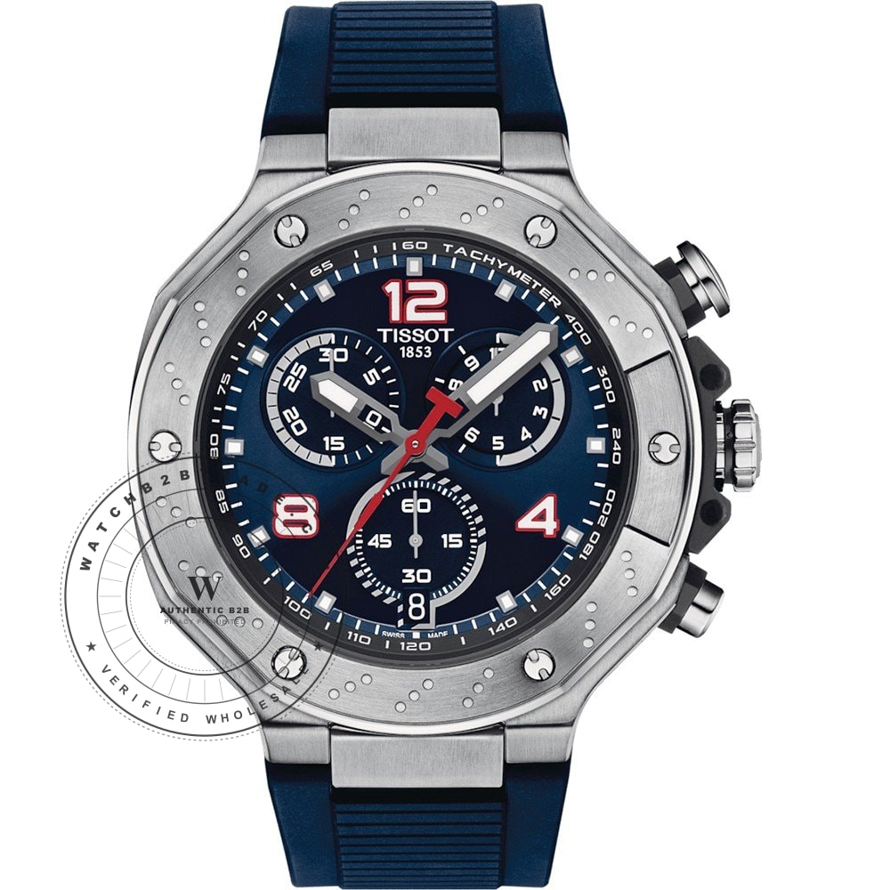 Tissot T-Sport T1414171704700 T-Race Chronograph - MotoGP™ Watch (T1414171704700) - Wholesale Luxury Timepiece
