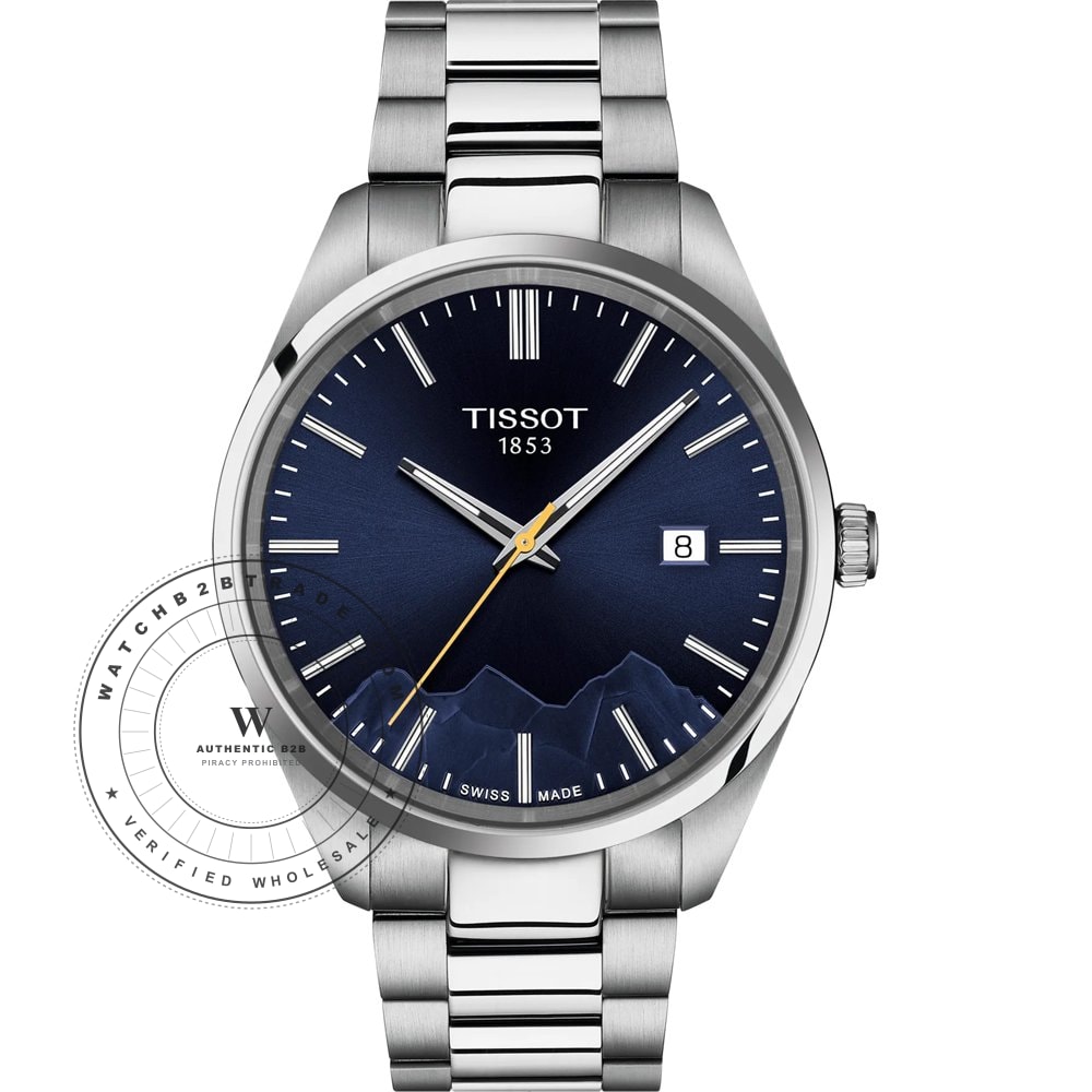Tissot T-Classic T1504101104102 PR 100 - Jungfraubahn Watch (T1504101104102) - Wholesale Luxury Timepiece